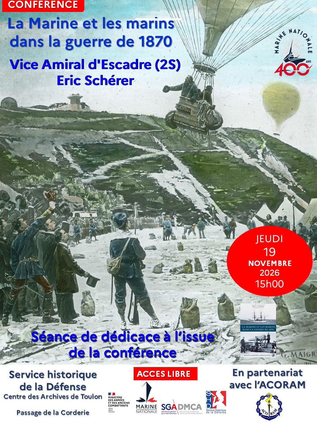 Conf�rence - La Marine et les marins dans la guerre de 1870