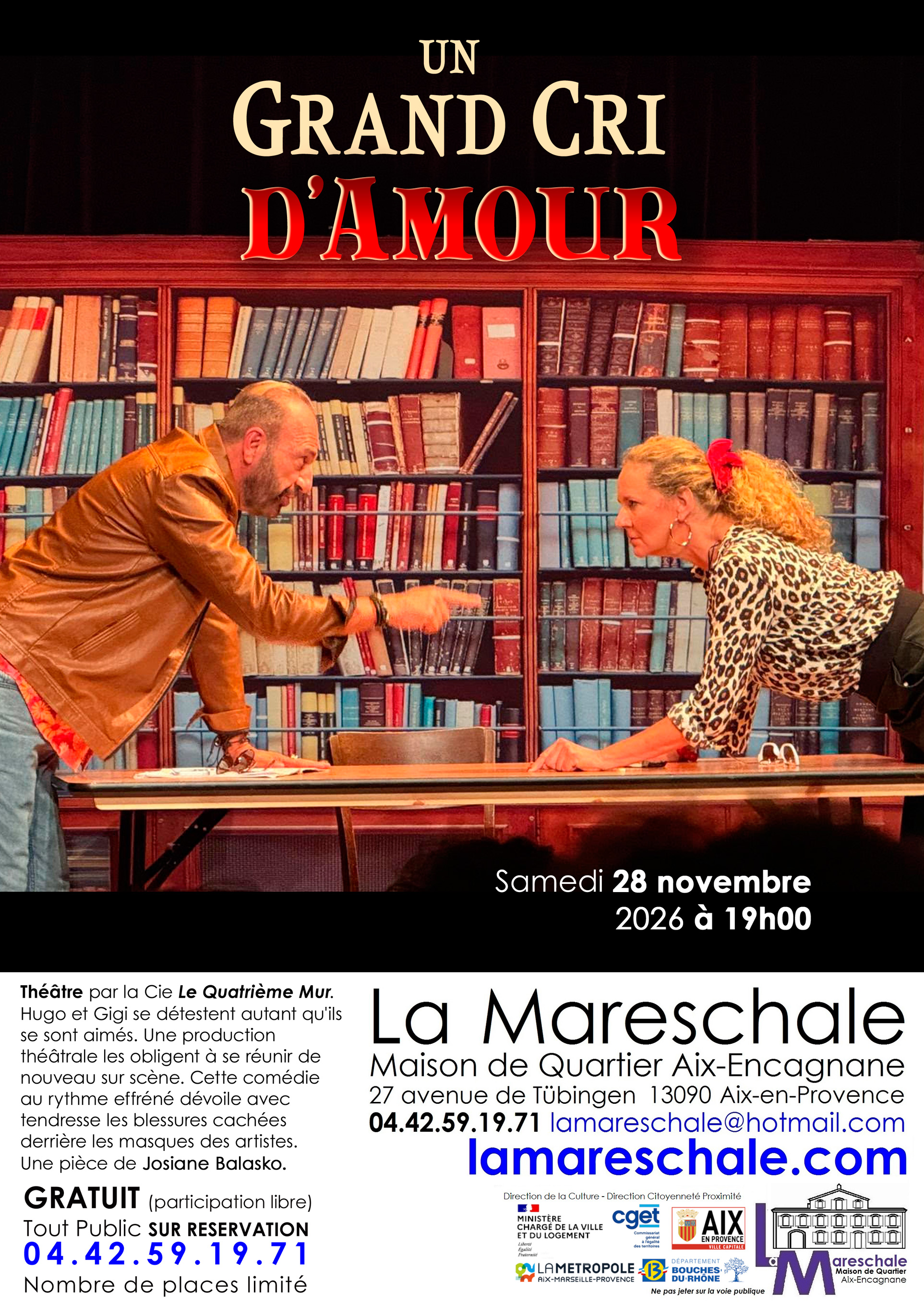 Spectacle - Un grand cri d'amour