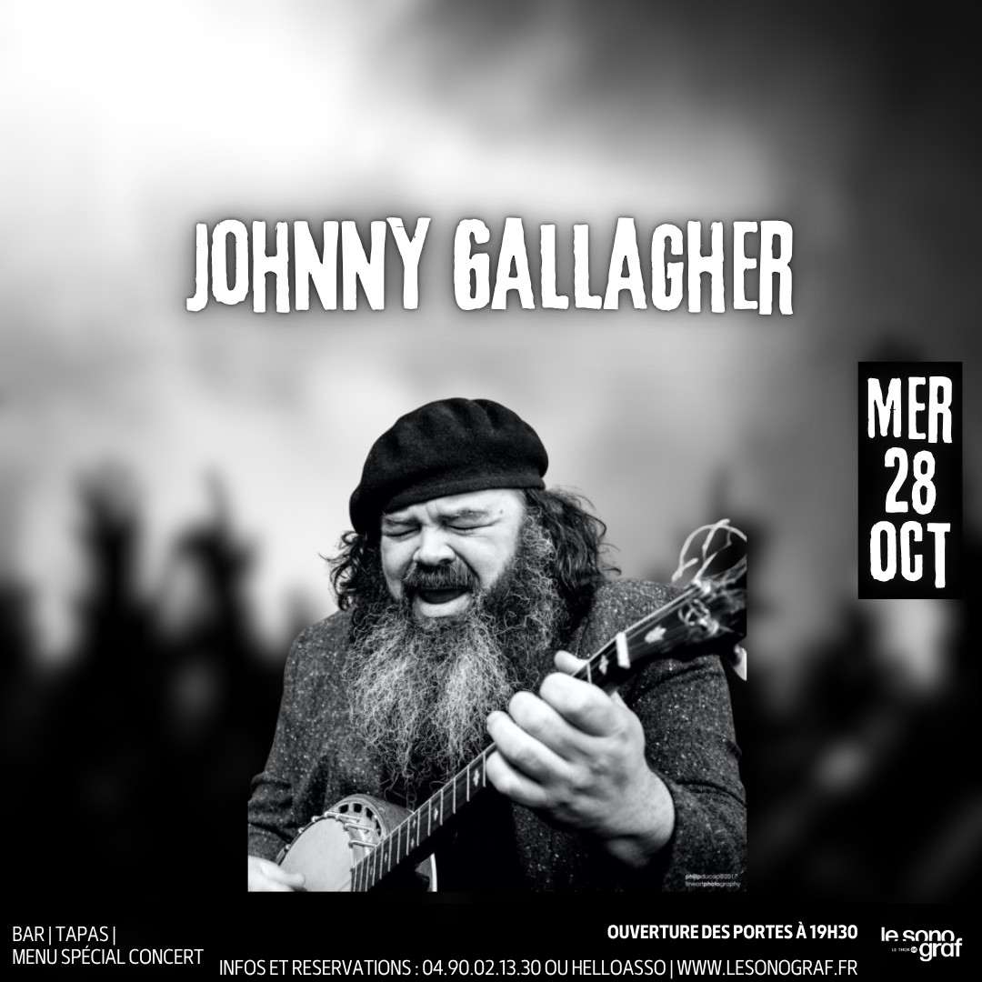 Johnny Gallagher en concert au Sonograf