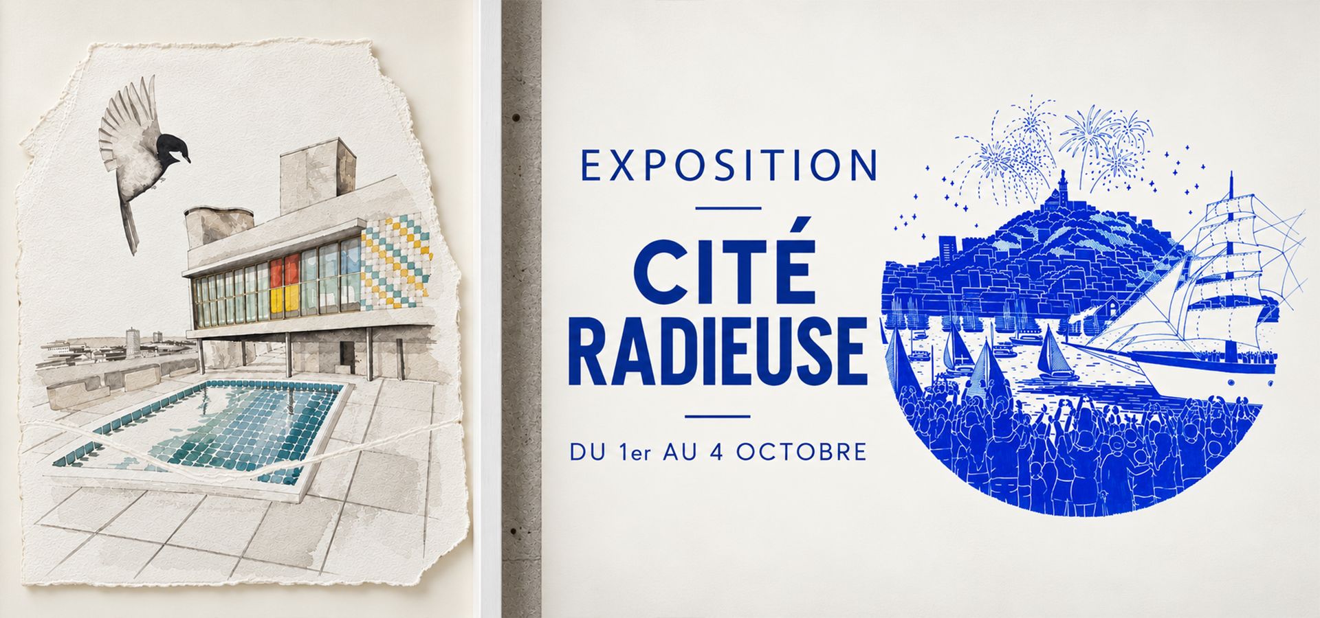 Exposition � la Cit� Radieuse