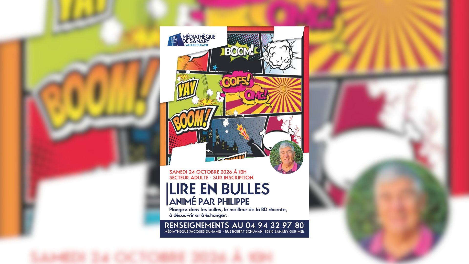 Lire en bulles anim� par Philippe