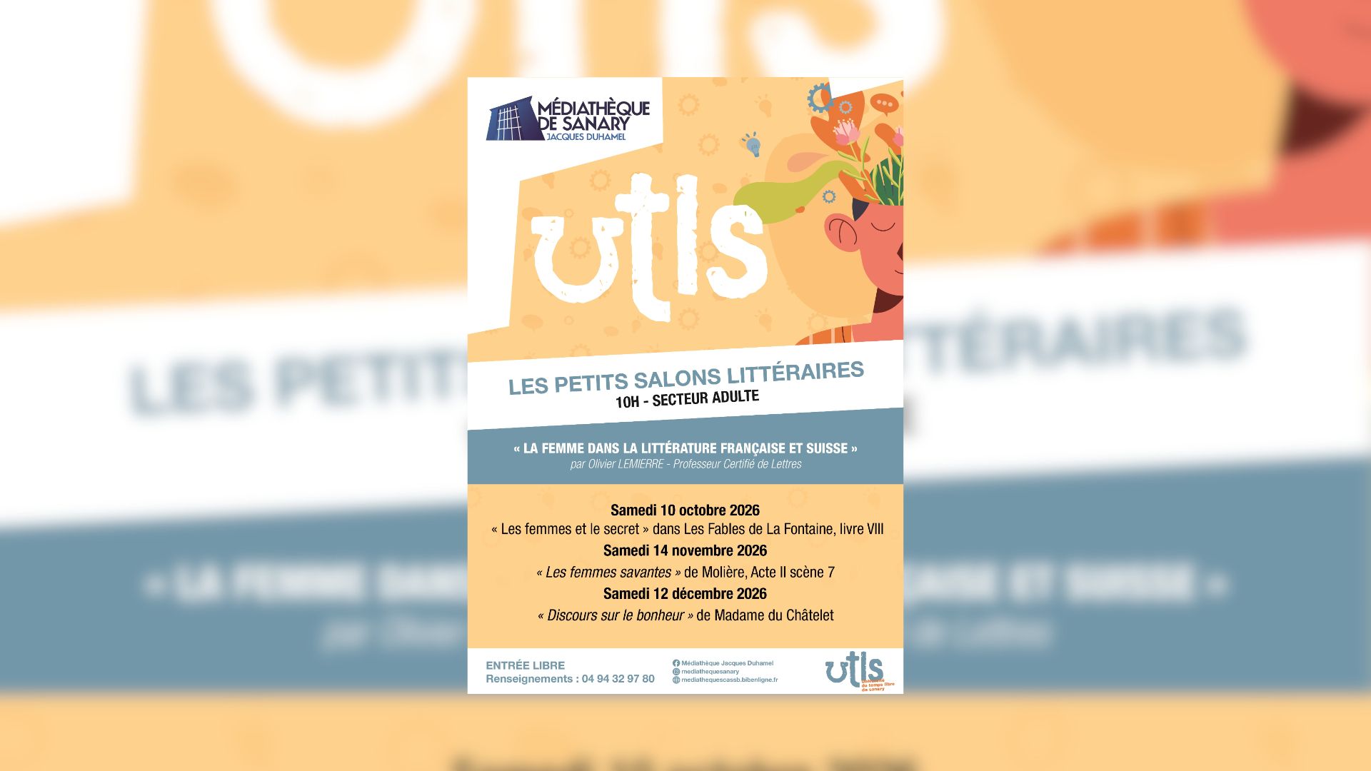 UTLS / Les petits salons litt�raires : 