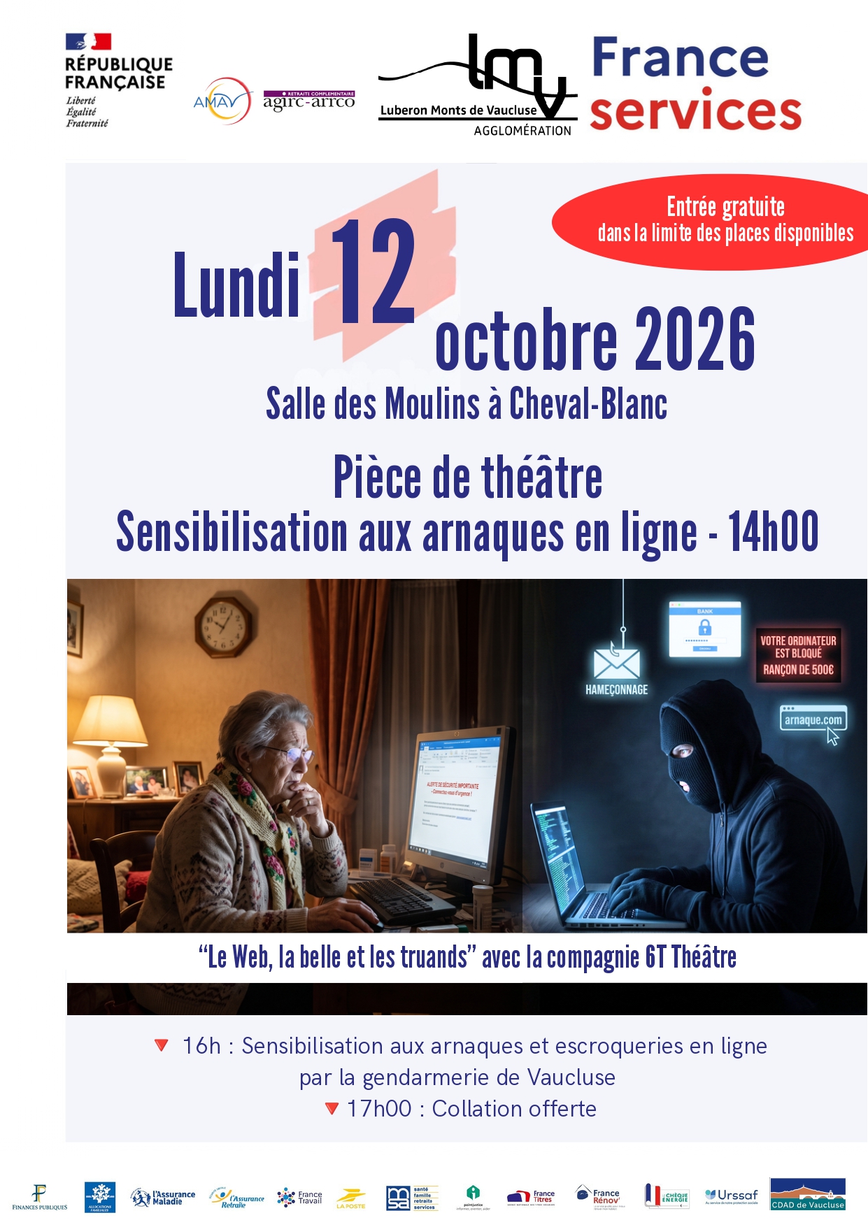 Le web, la belle et les Truands - Th��tre