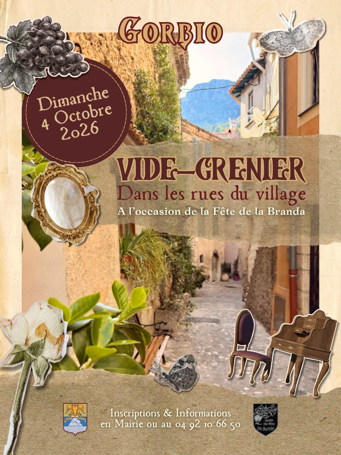 Vide-greniers � Gorbio