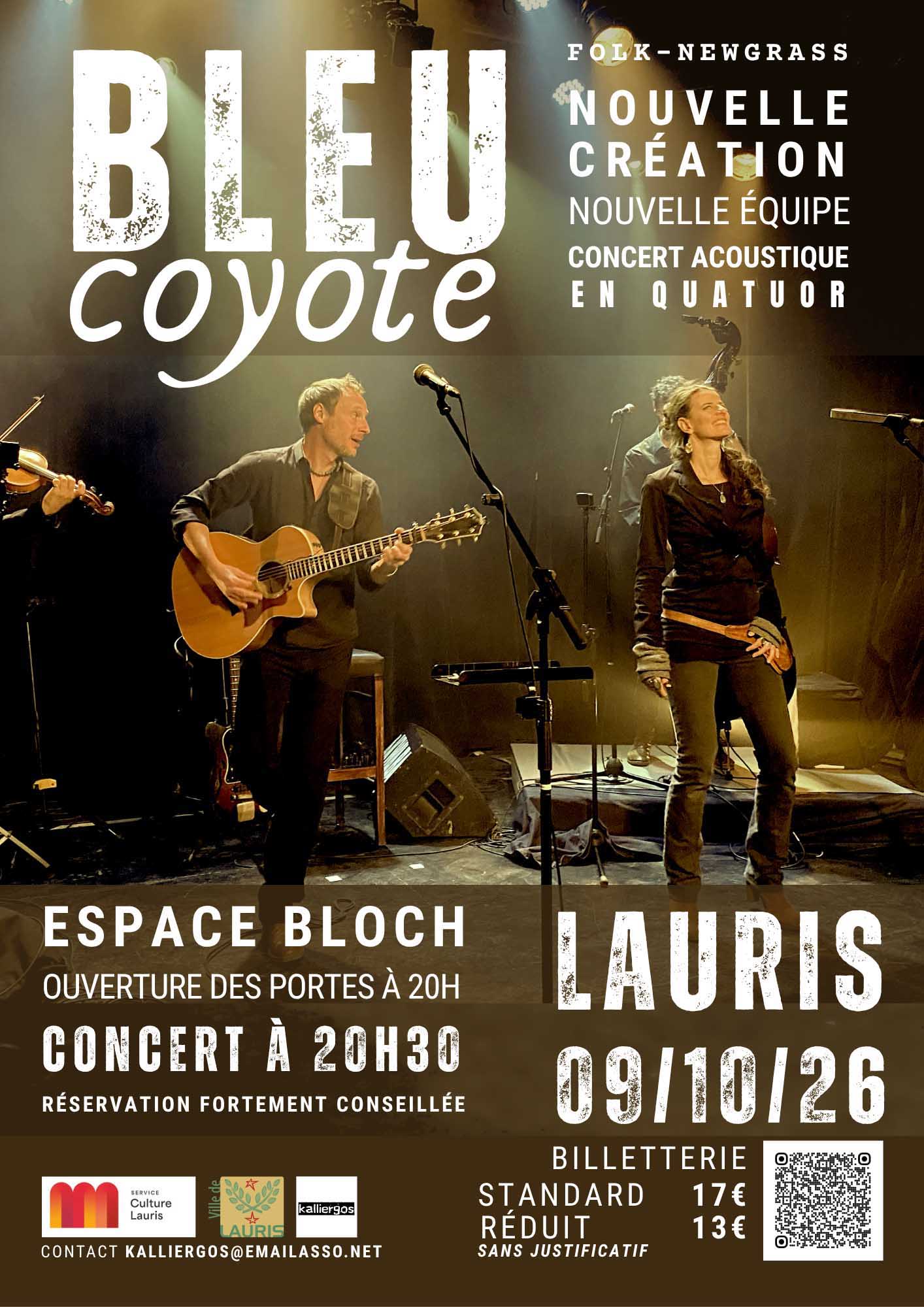 Concert / Bleu Coyote - Folk-Newgrass