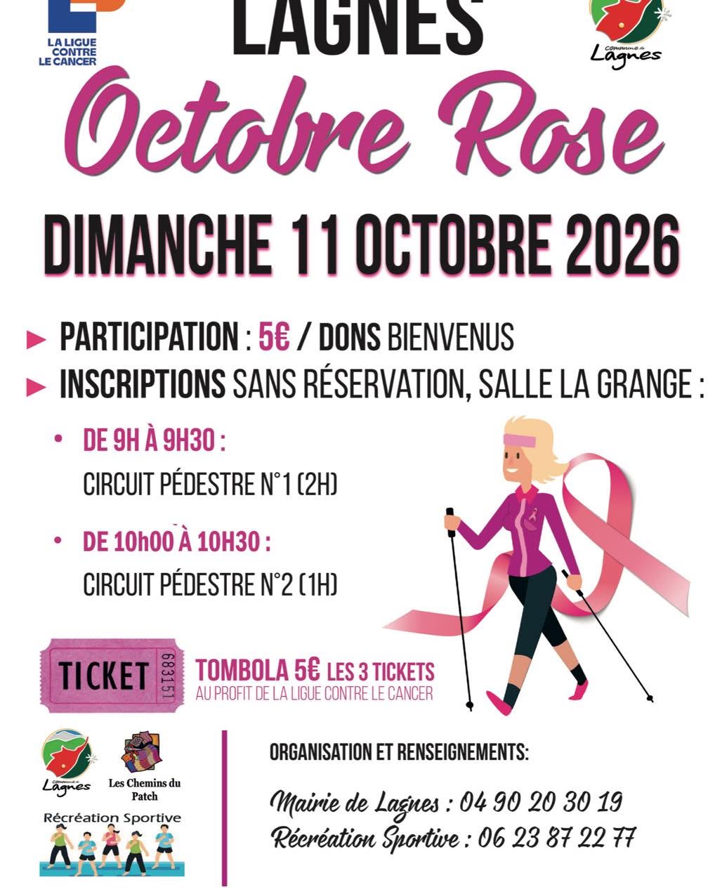 Octobre Rose - Marche solidaire � Lagnes