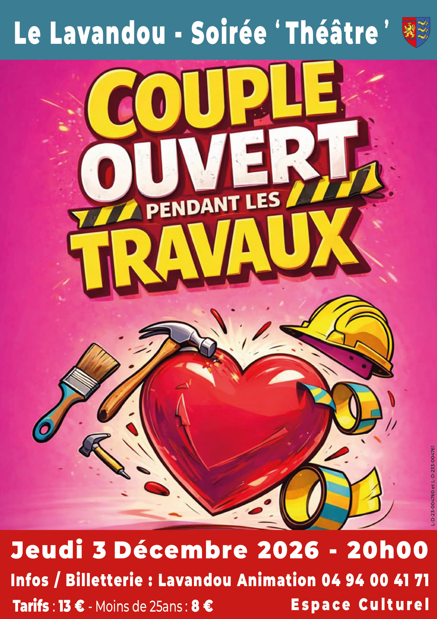 Soir�e Th��tre - Couple ouvert pendant les travaux