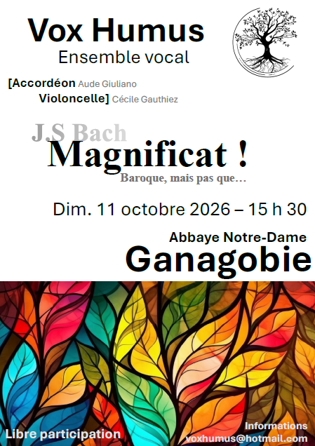 Concert : Vox Humus - Ensemble vocal � Ganagobie