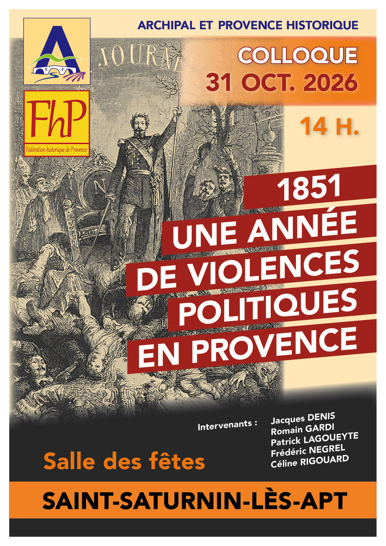 Colloque Archipal et f�d�ration historique de Provence