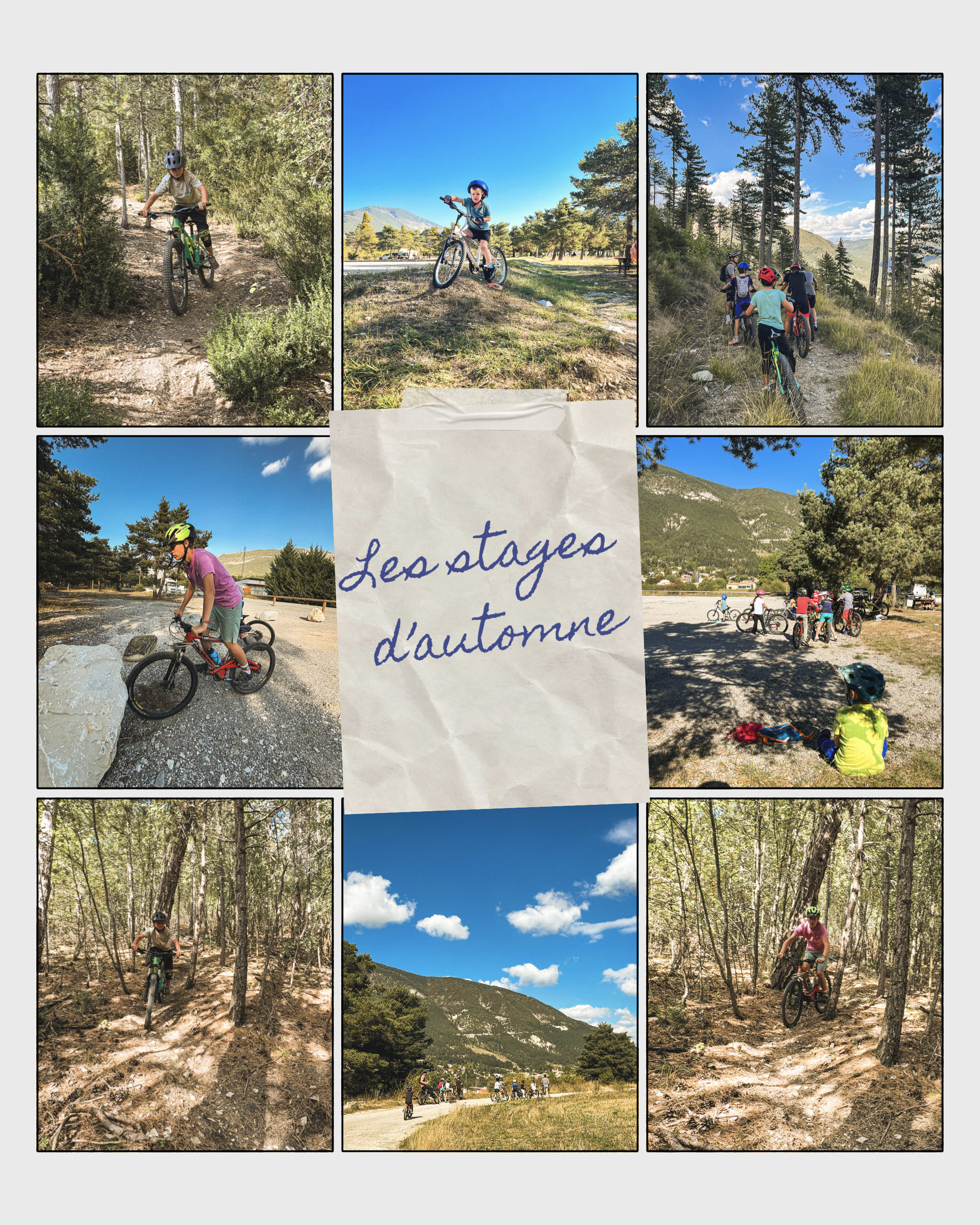 Stages VTT de l'automne