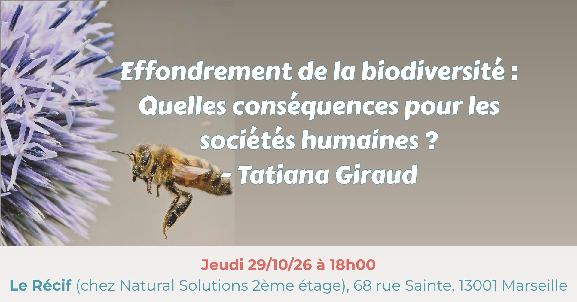 Effondrement de la biodiversit� : Quelles cons�quences pour les soci�t�s humaines ?