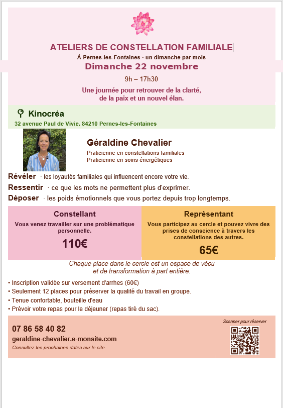 Atelier de constellation familiale