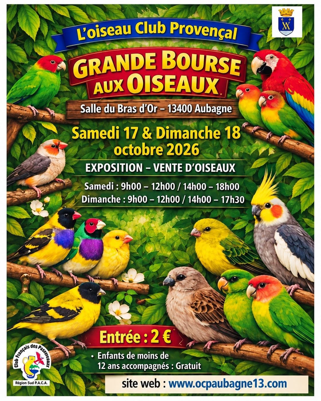 Grande bourse aux oiseaux