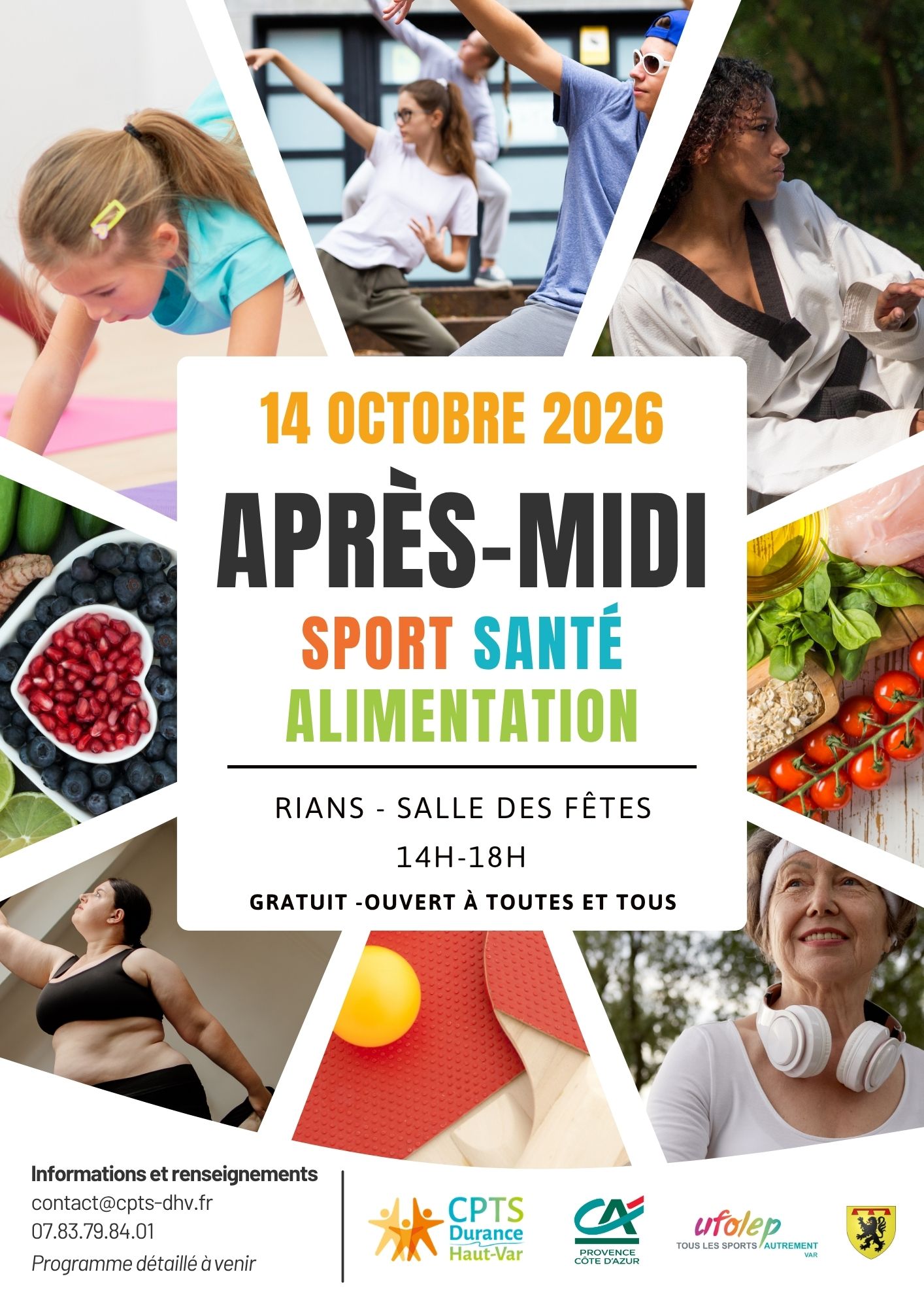 Apr�s-midi sport, sant� et alimentation