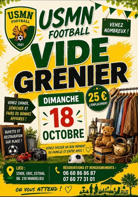 Vide-greniers de l'USMN Football