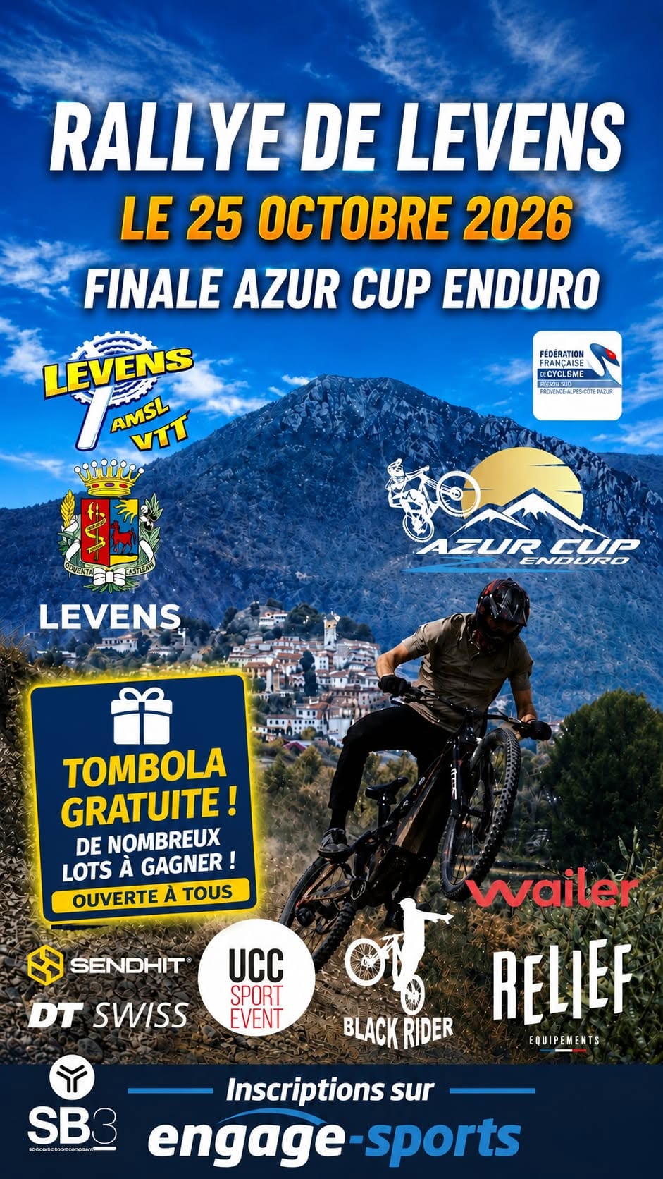 Rallye VTT de Levens 2026 � Finale de l�Azur Cup Enduro