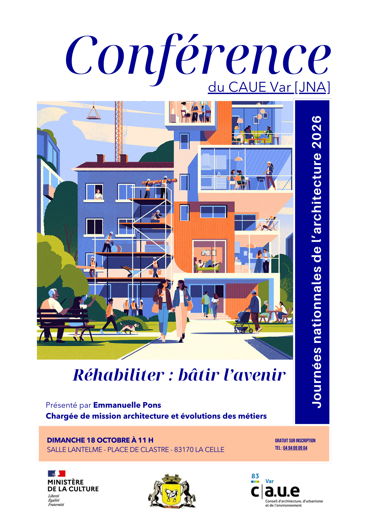 Conf�rence : R�habiliter, b�tir l'avenir | Journ�es nationales de l'architecture