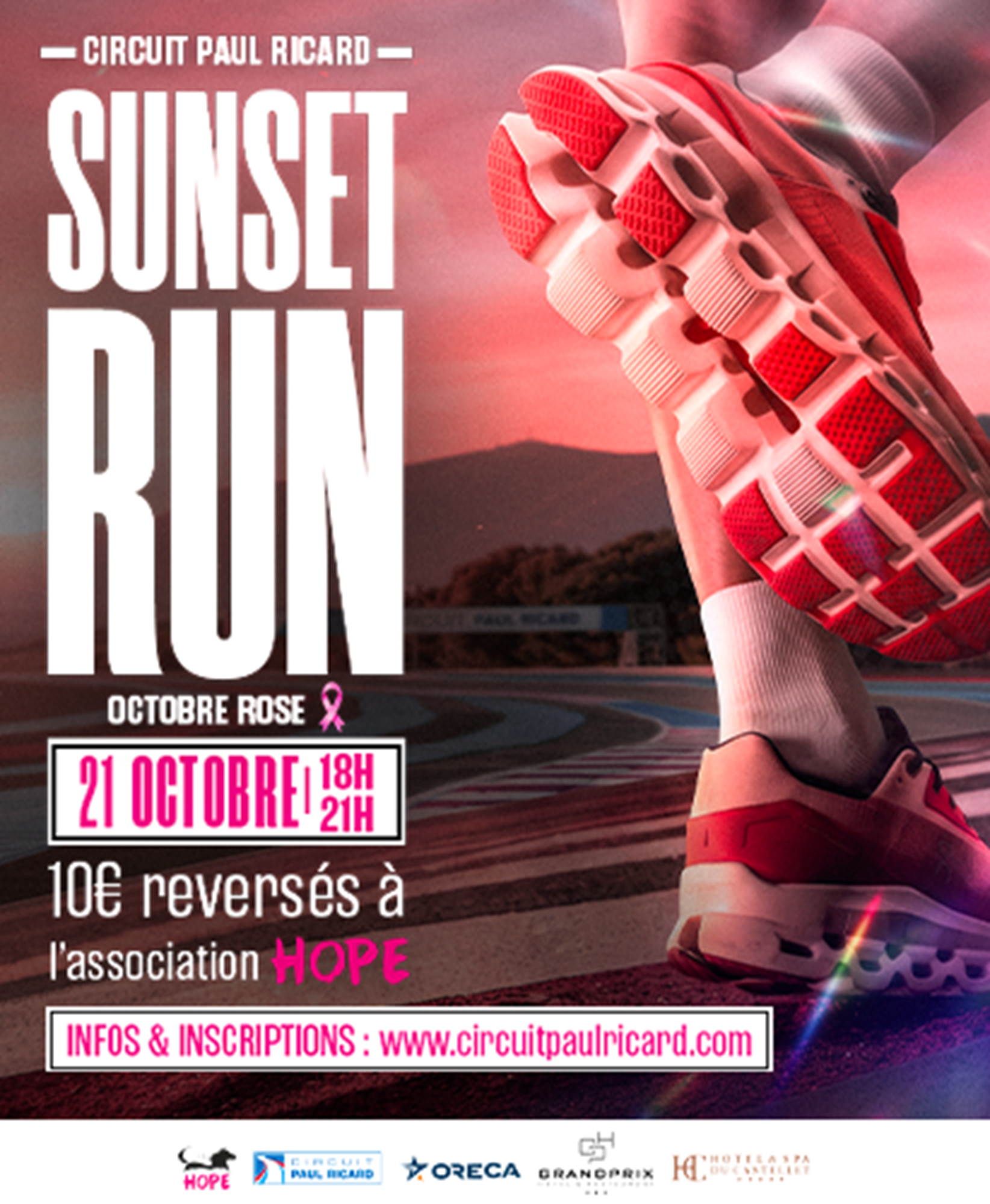 Sunset run - Octobre rose