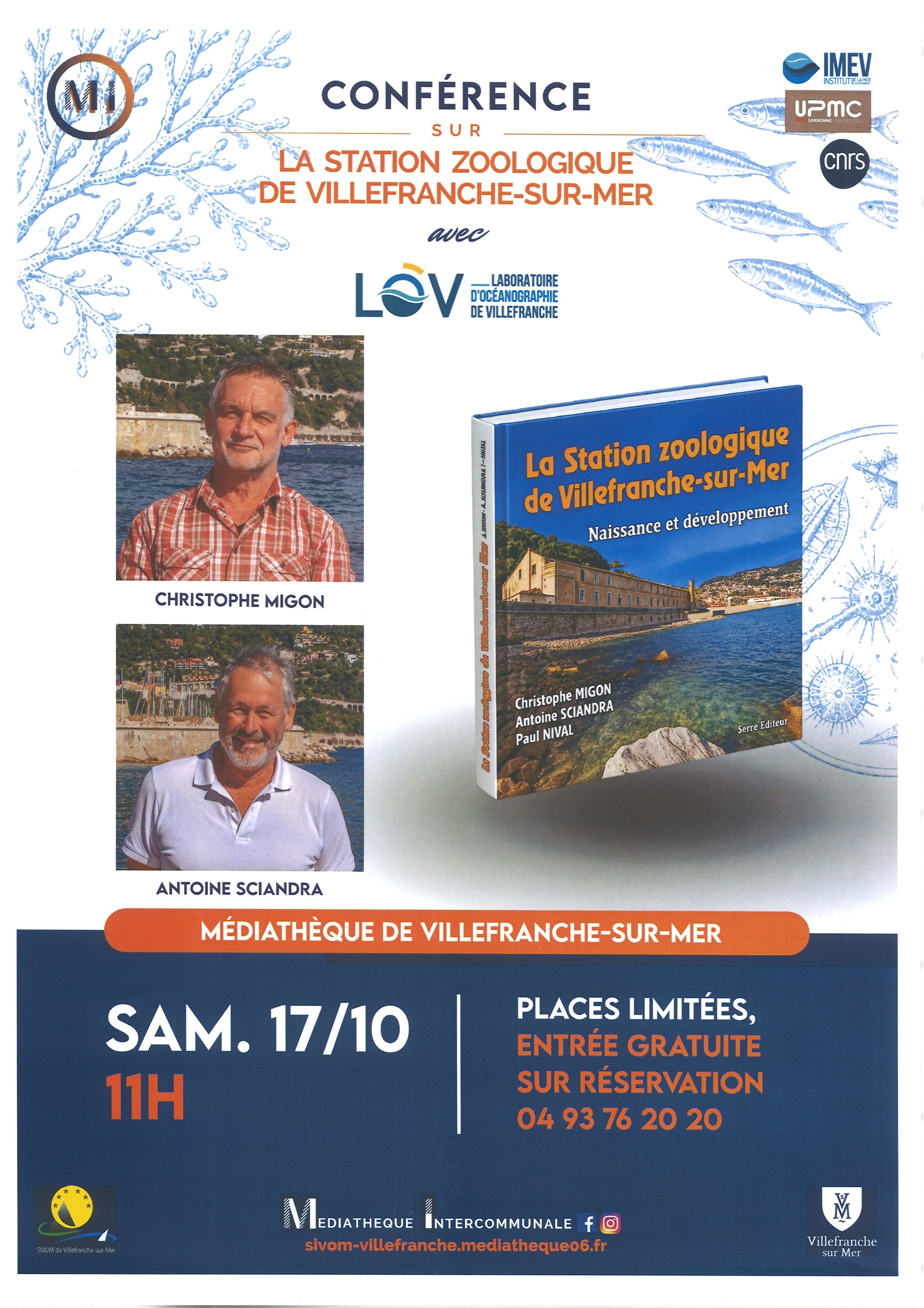 Conf�rence sur la station zoologique de Villefranche sur Mer