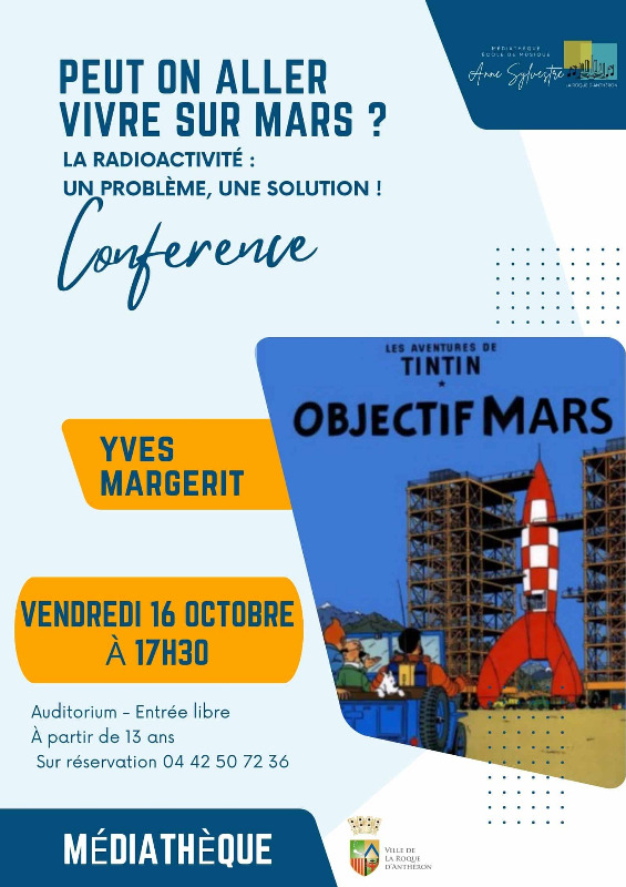 Conf�rence de Yves Margerit : Peut-on aller vivre sur Mars ?