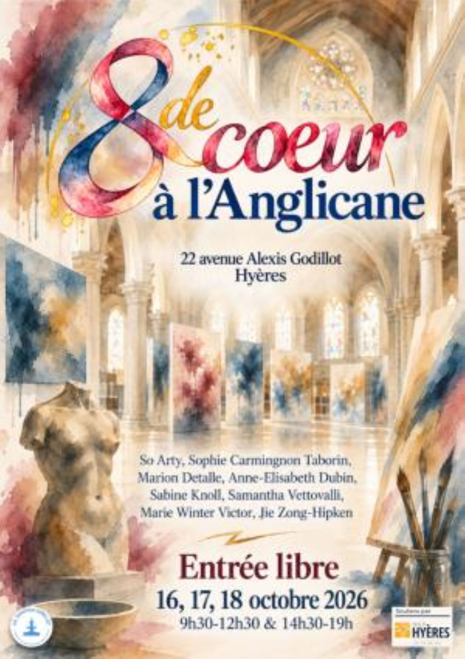 L'art et la Mati�re - Exposition 8 de C�ur � l'Anglicane