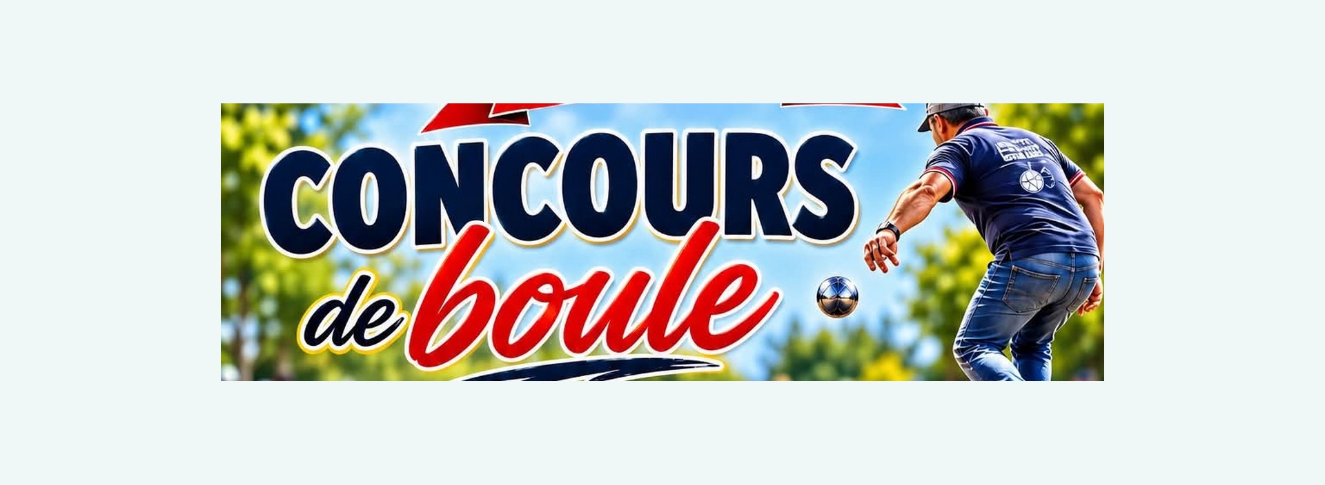 Concours de p�tanque � Eygali�res
