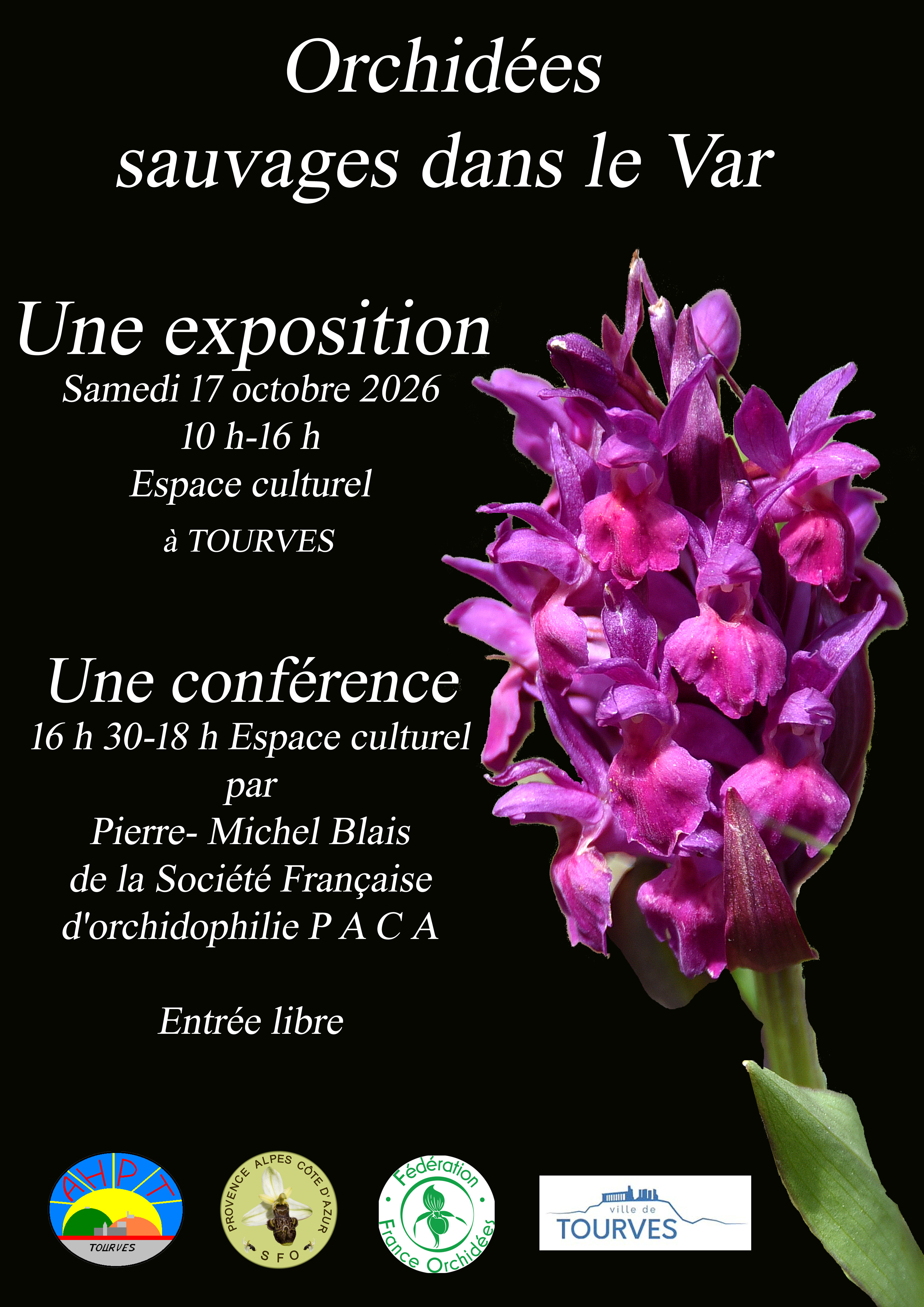 Orchid�es sauvages dans le Var : exposition et conf�rence