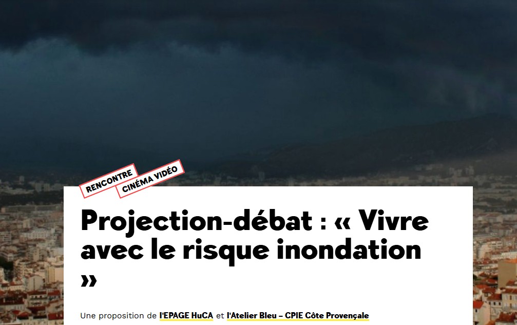 Projection-d�bat : � Vivre avec le risque inondation � 