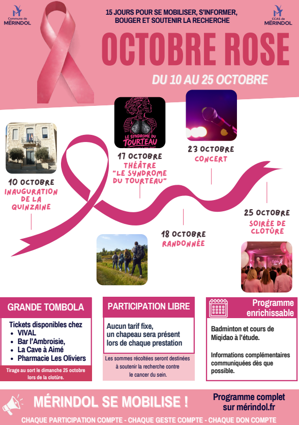 Octobre Rose � M�rindol