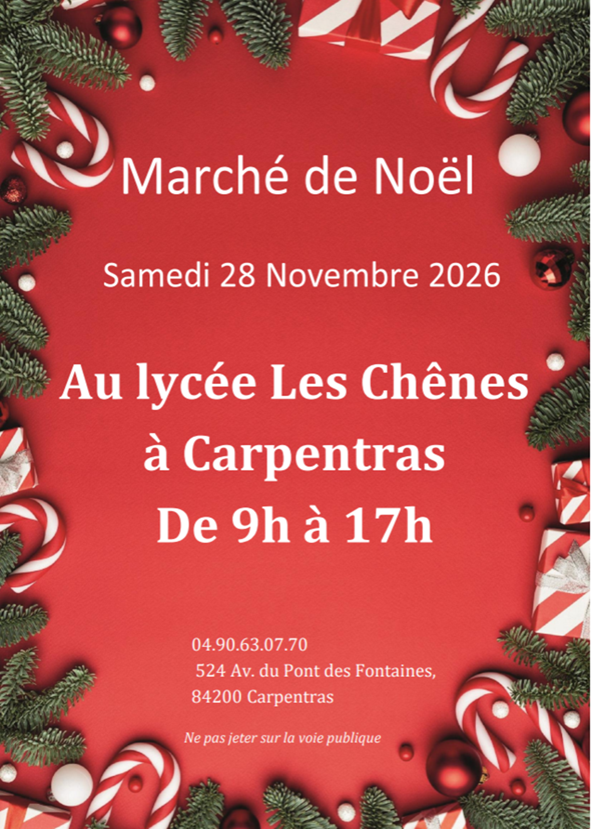 March� de Noel Les Ch�nes