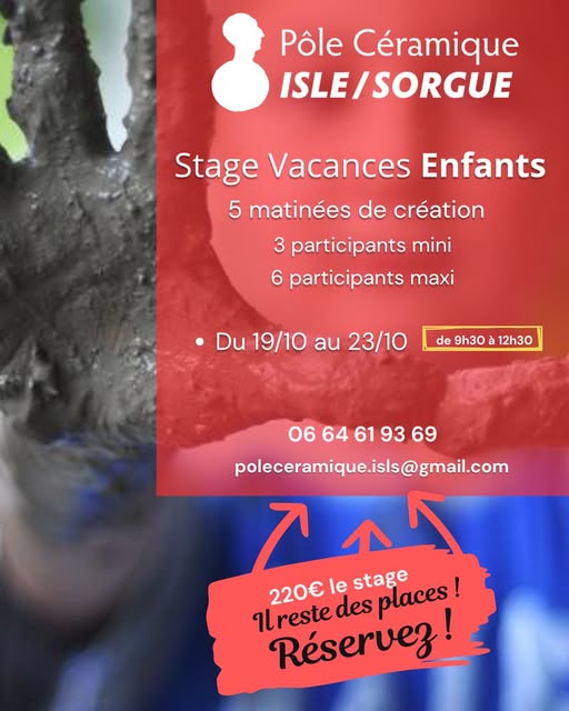 Stage c�ramique pour les enfants