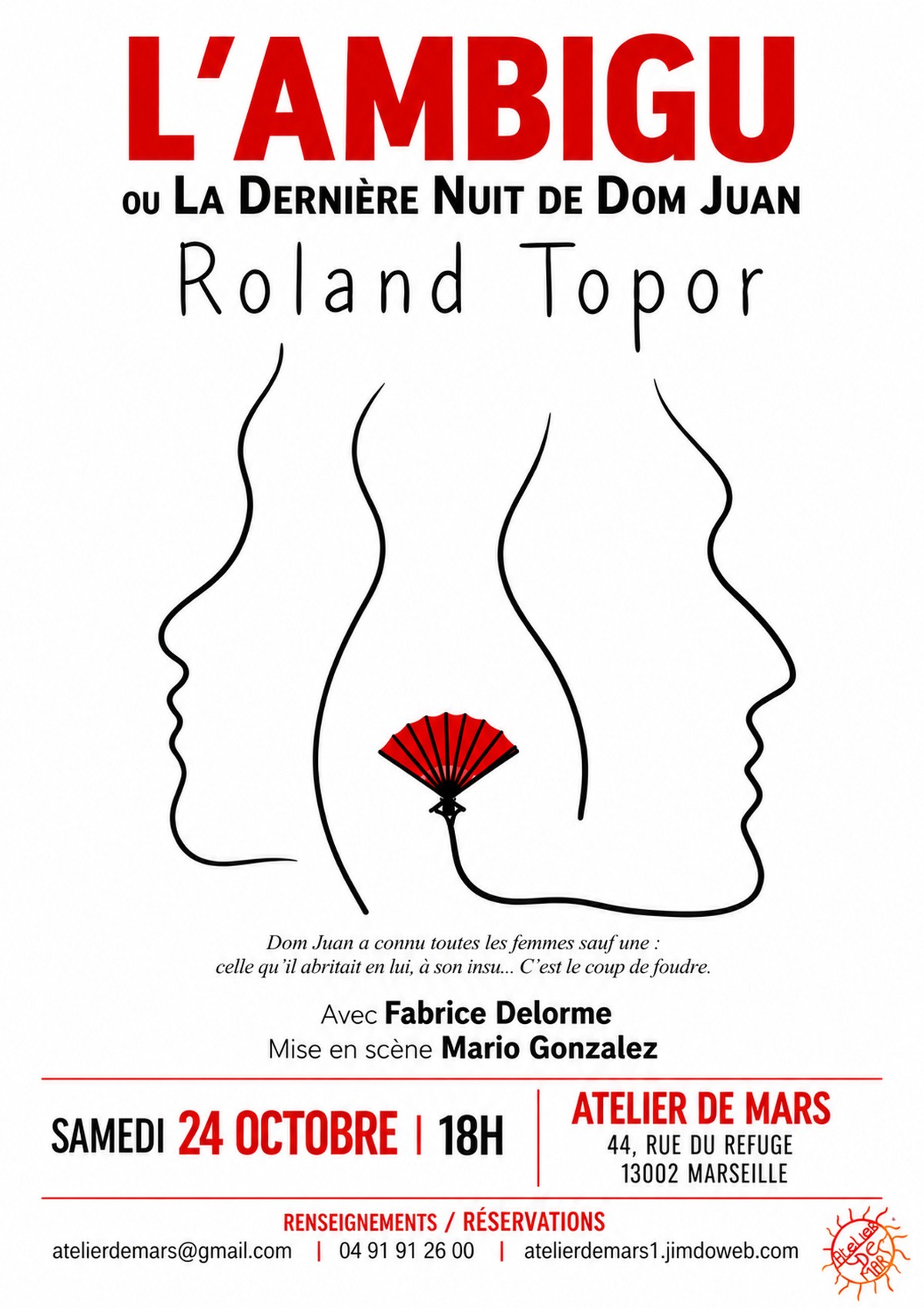L�ambigu ou la derni�re nuit de Dom Juan � Roland Topor