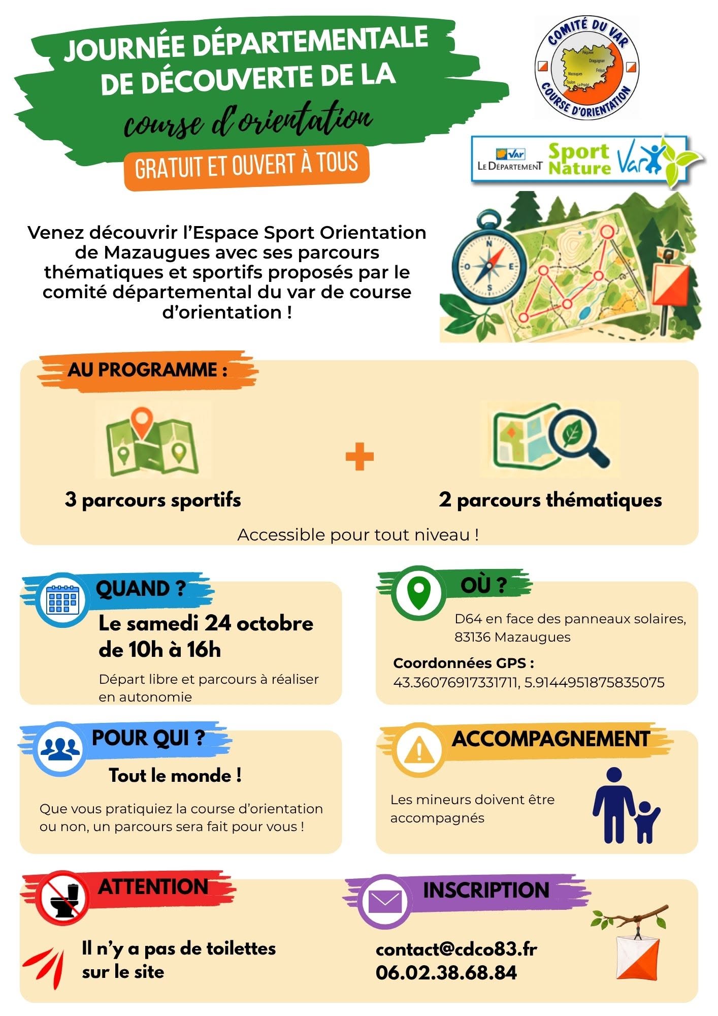 Journ�e d�partementale de d�couverte de la course d'orientation