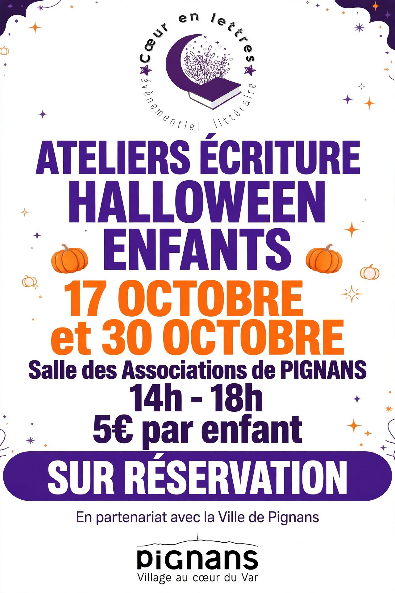 Atelier d'�criture � Pignans
