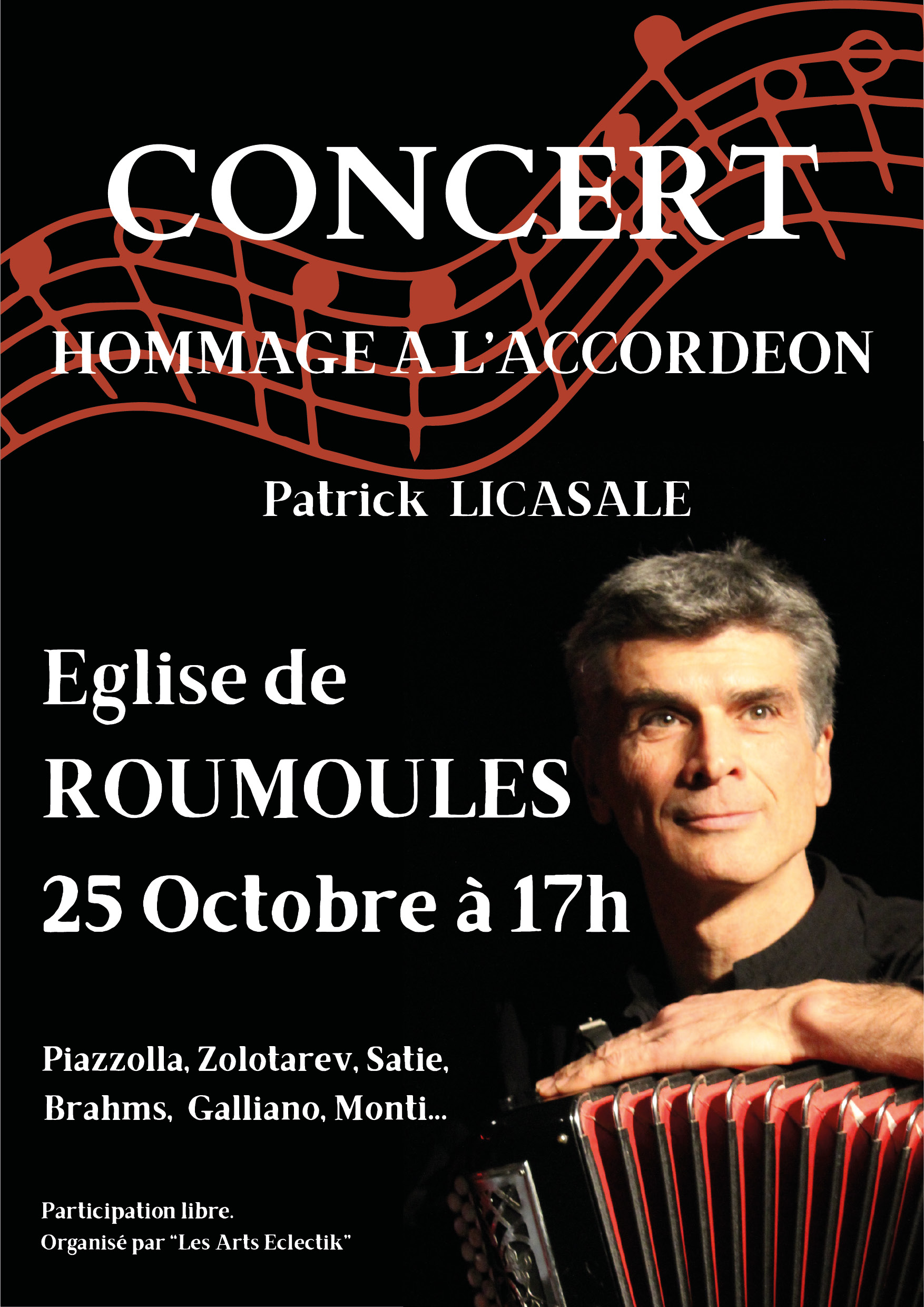 Concert - Patrick Licasale joue de l'accord�on