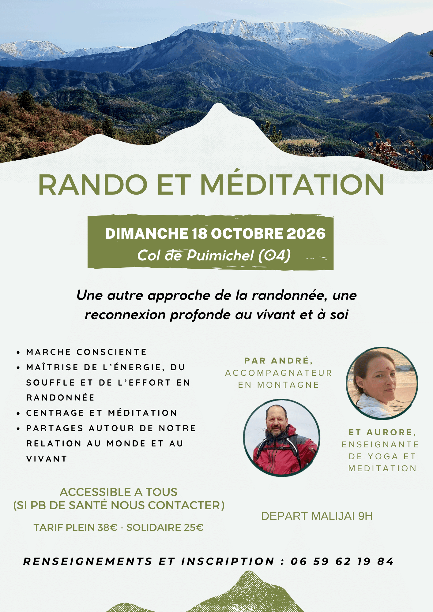 Randonn�e et m�ditation � Malijai