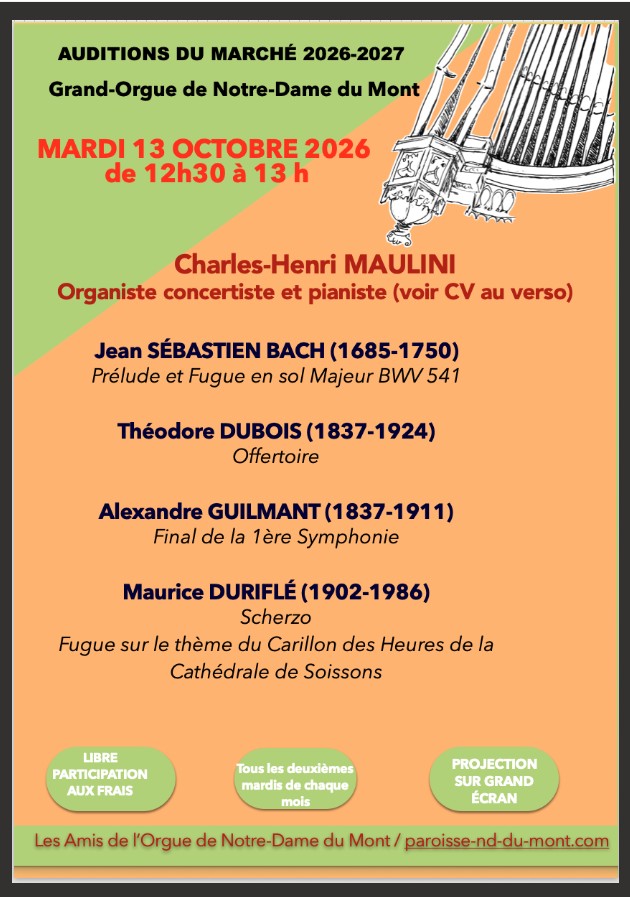 Les Auditions du march� avec C-H.Maulini