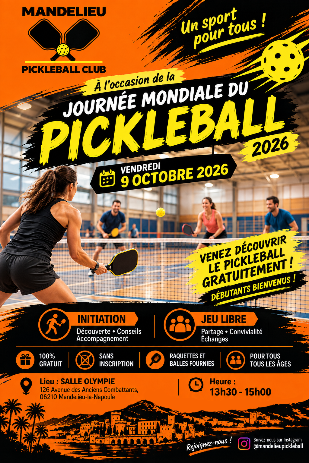 Journ�e mondiale du PICKLEBALL