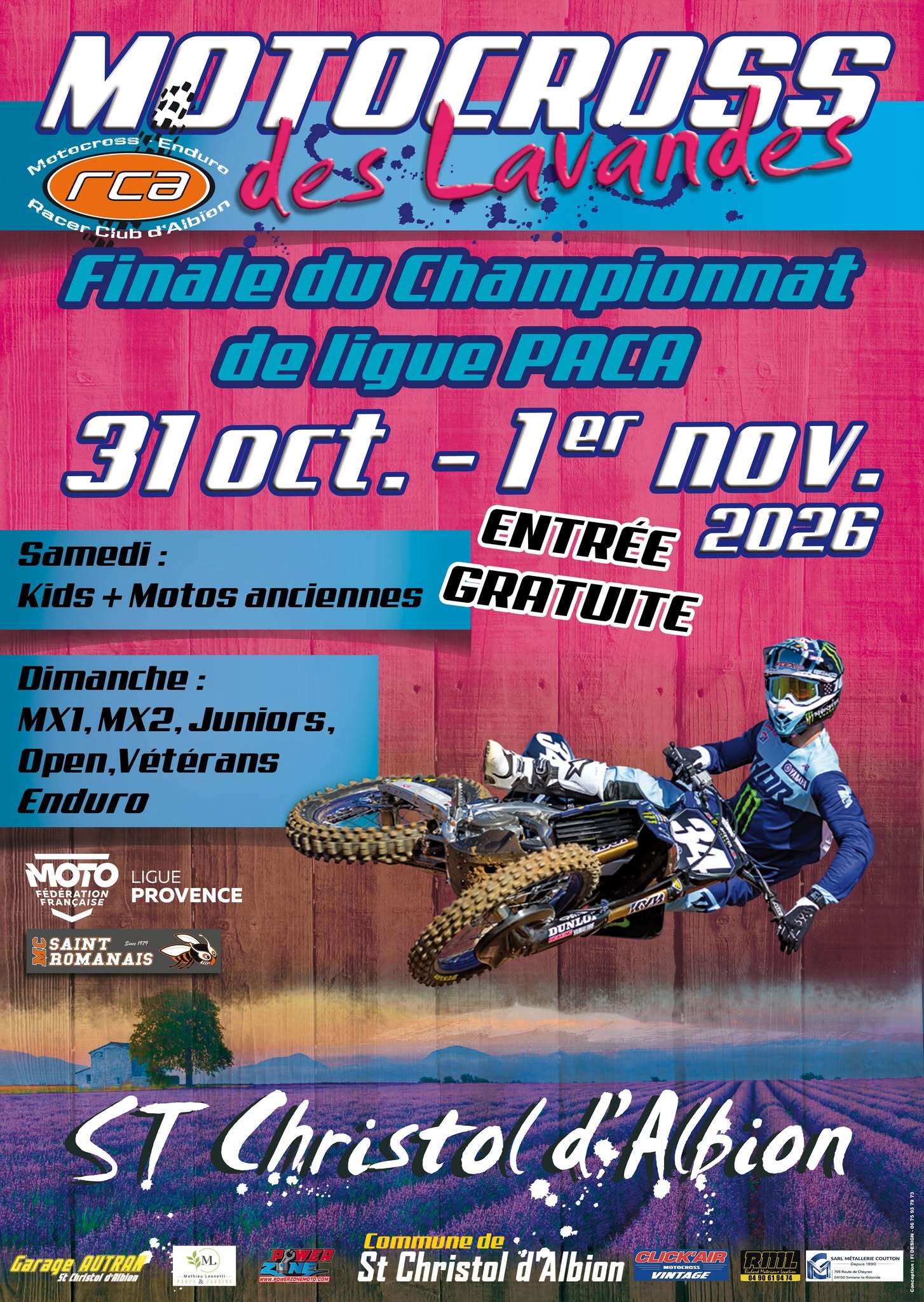 Motocross des lavandes