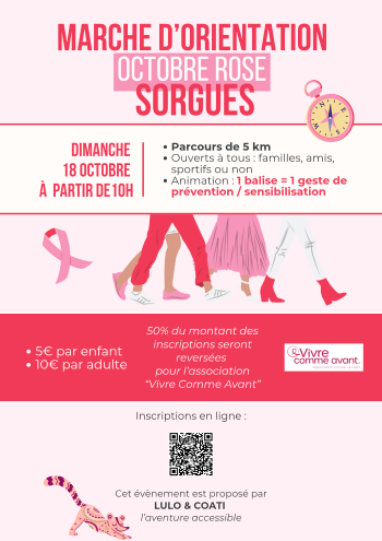 Marche d'orientation Octobre Rose