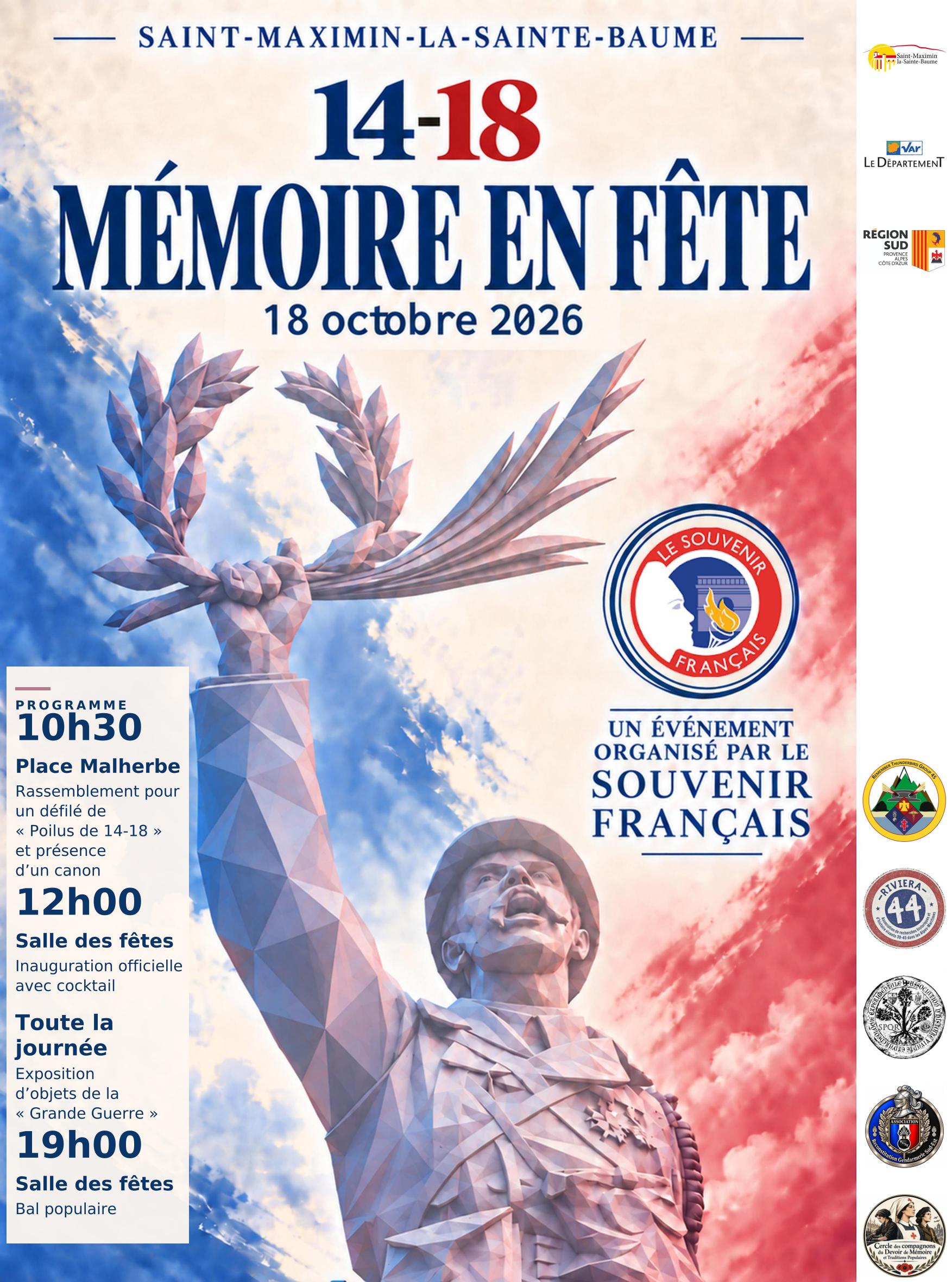14-18 M�moire en f�te : d�fil�, exposition et bal