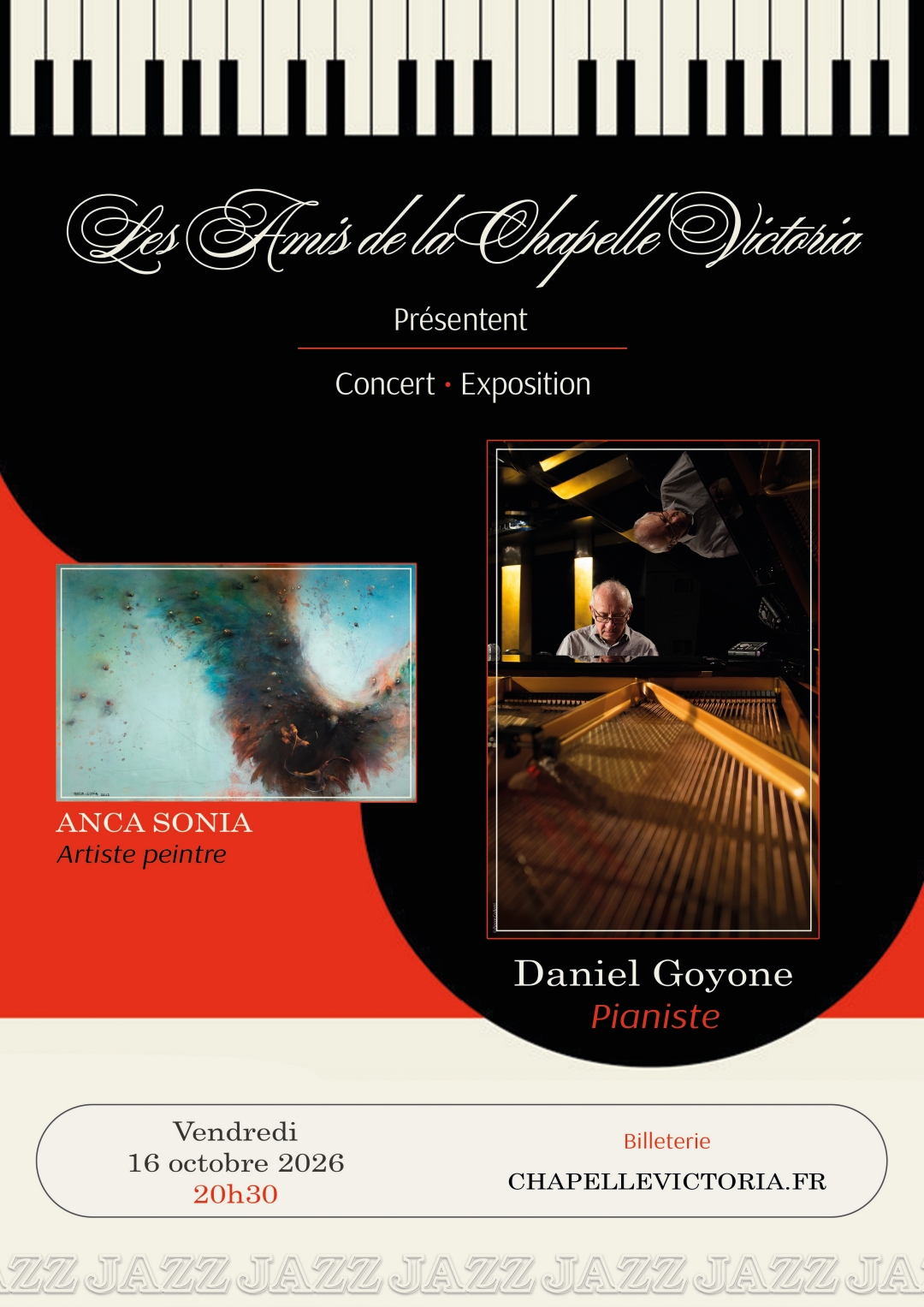 Concert Jazz-Exposition : Daniel GOYONE &ANCA SONIA