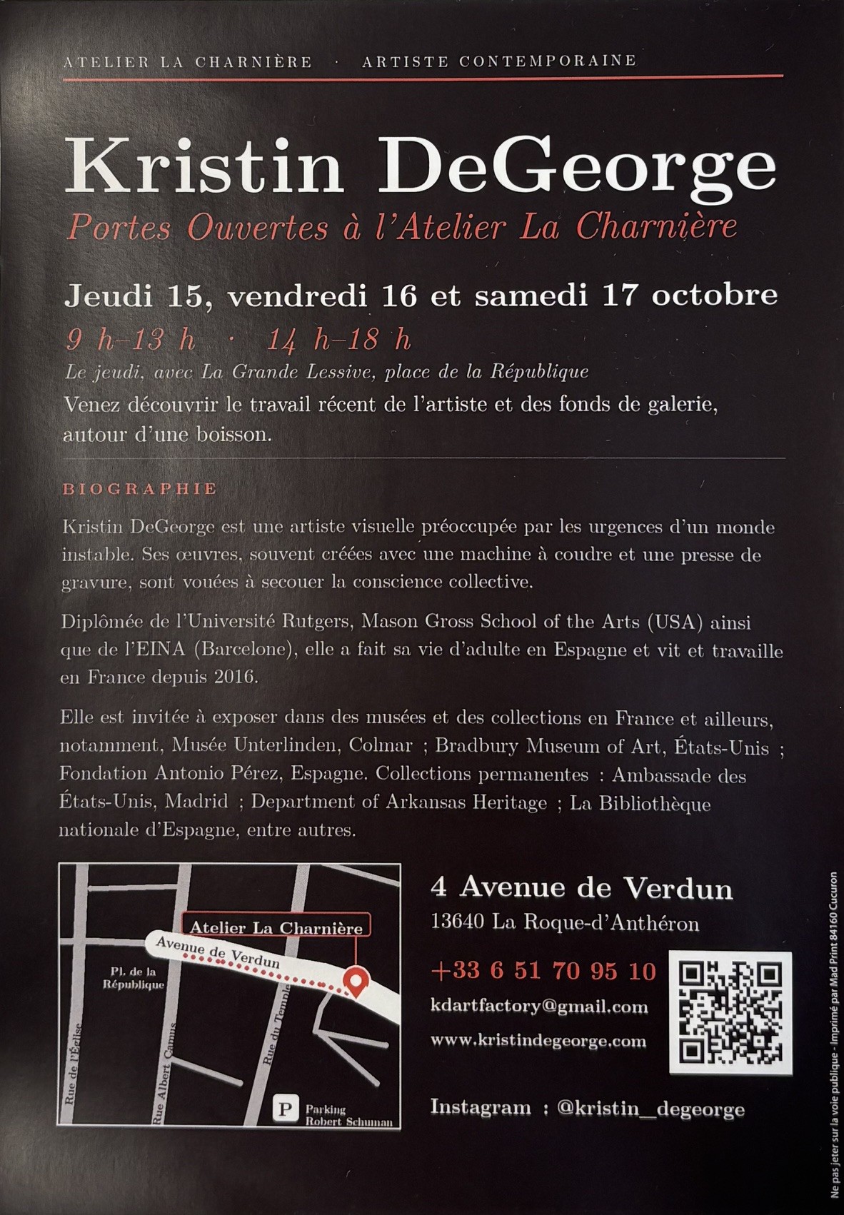 Porte Ouverte � l'Atelier La Charni�re