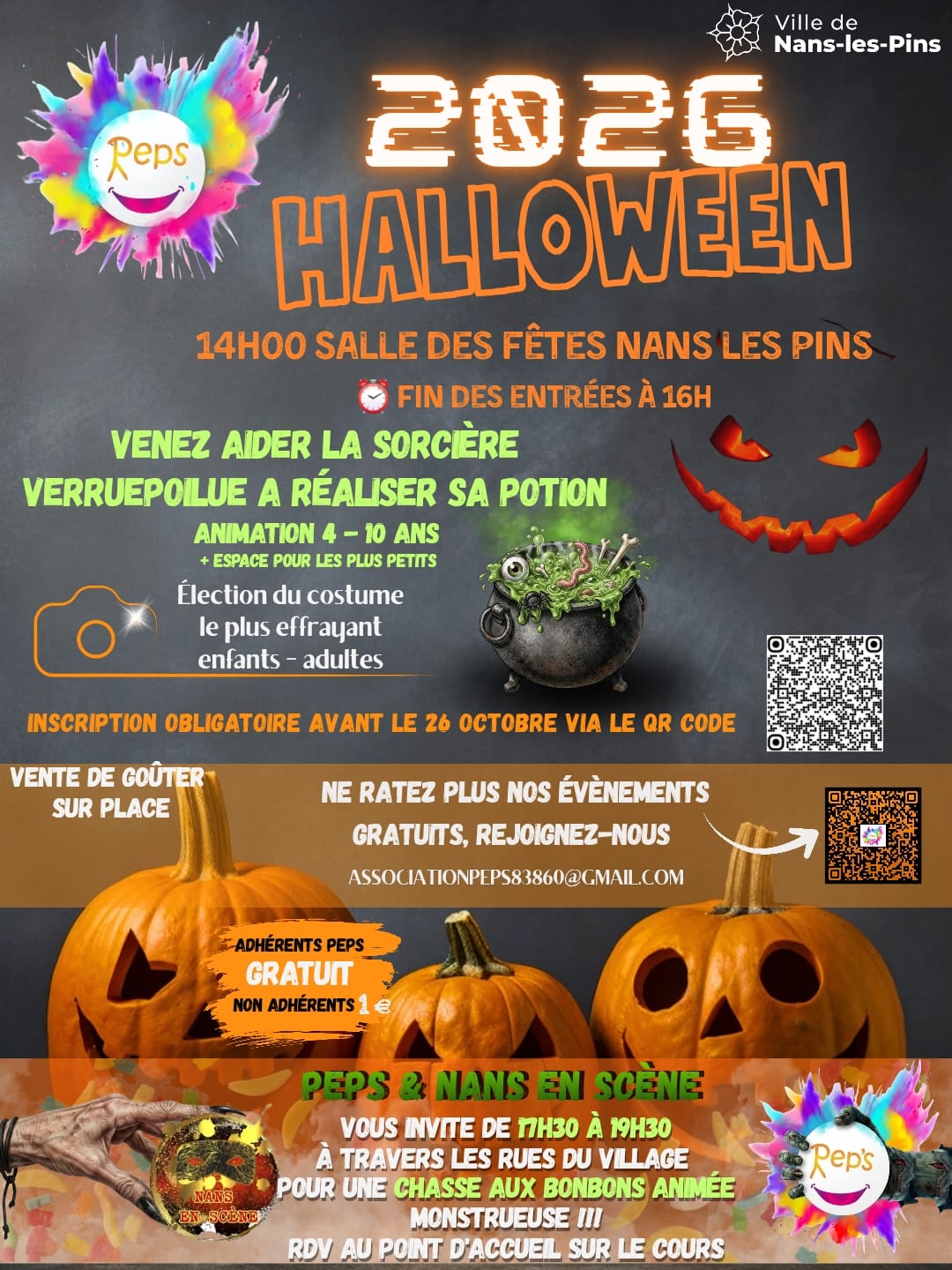 F�te d'Halloween (enfants 4-10 ans)