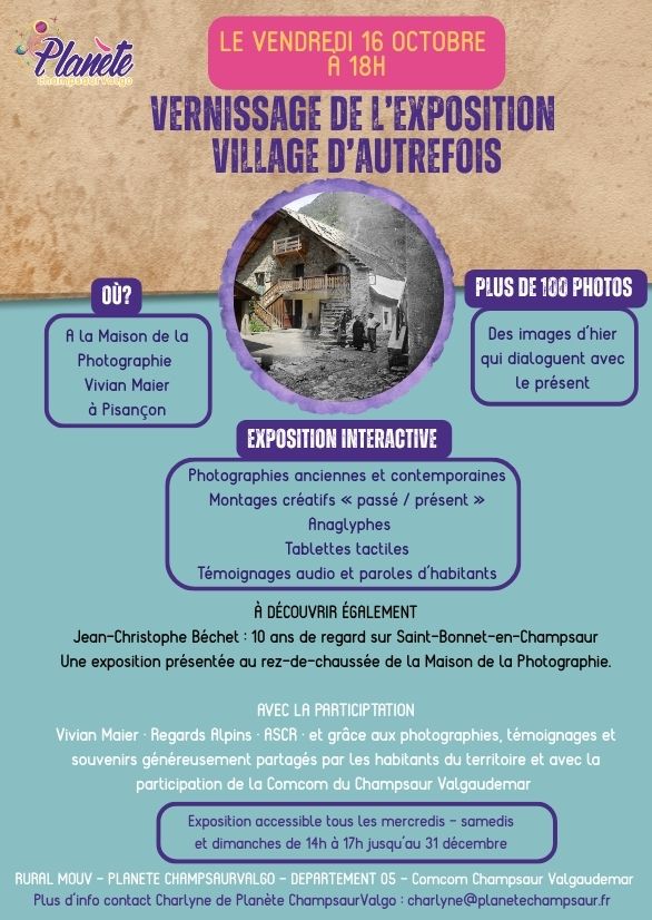 Vernissage exposition Village d'autrefois