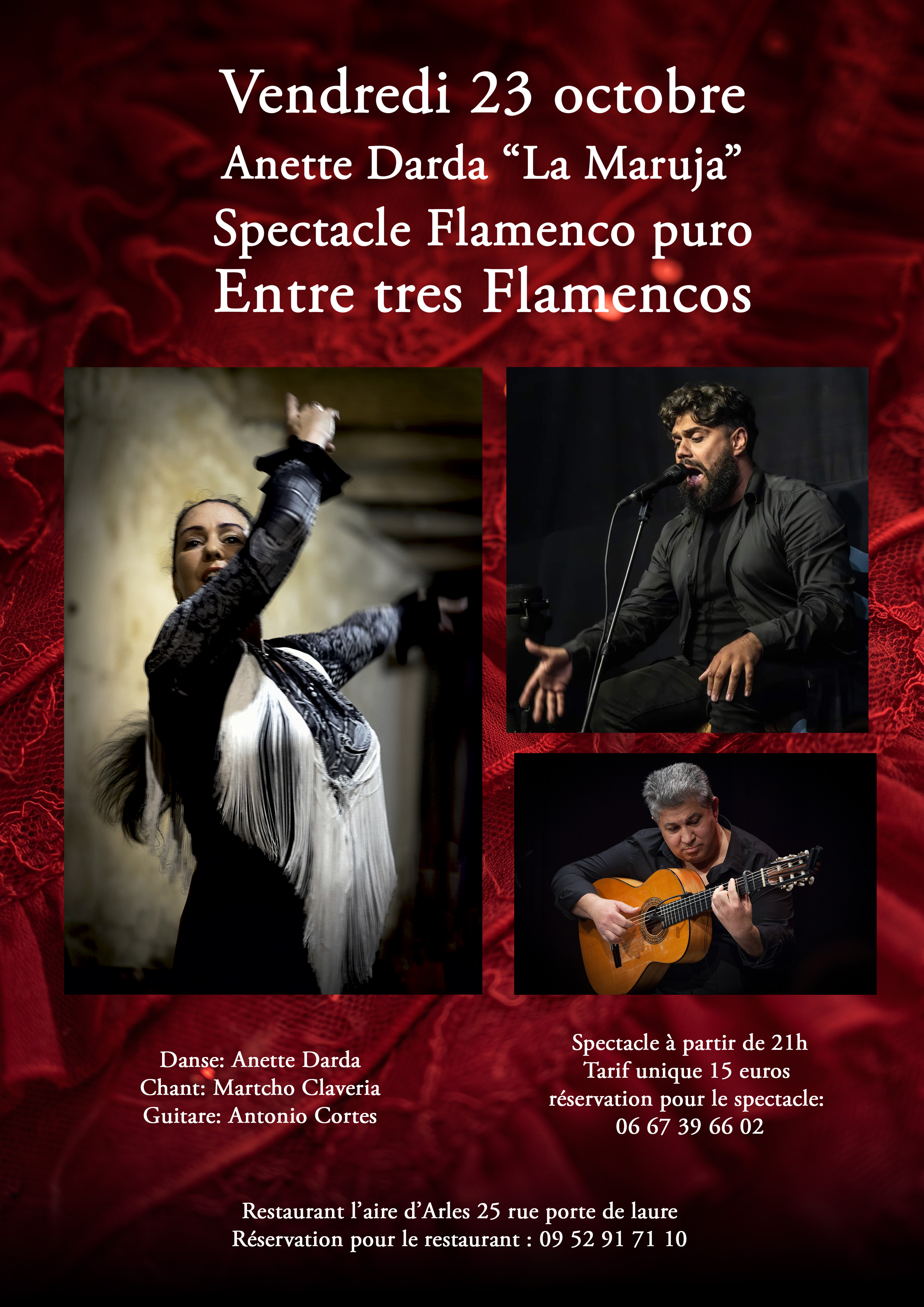 Entre Tres Flamencos � Spectacle Flamenco Puro