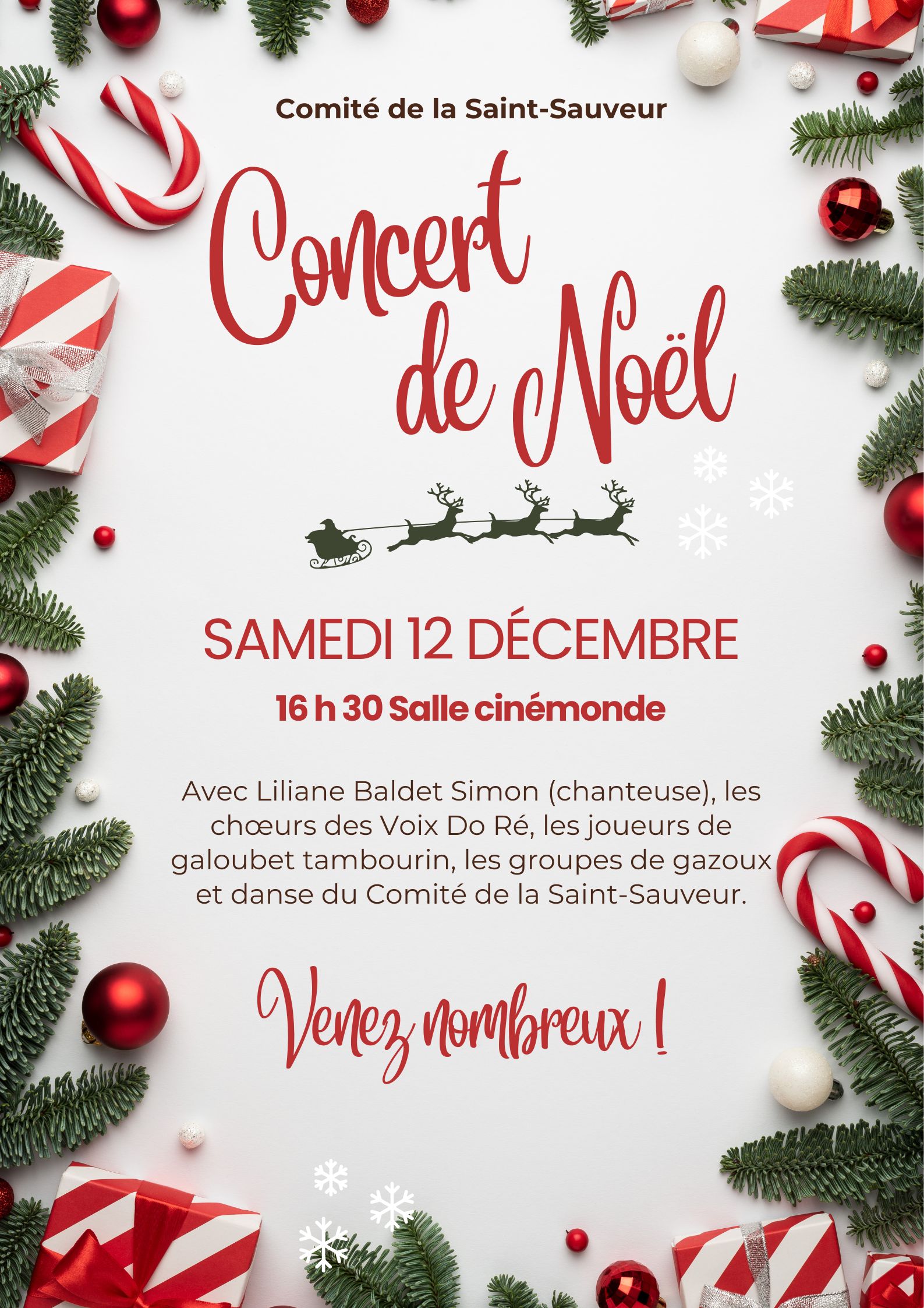 Concert de No�l du Comit� de la Saint-Sauveur