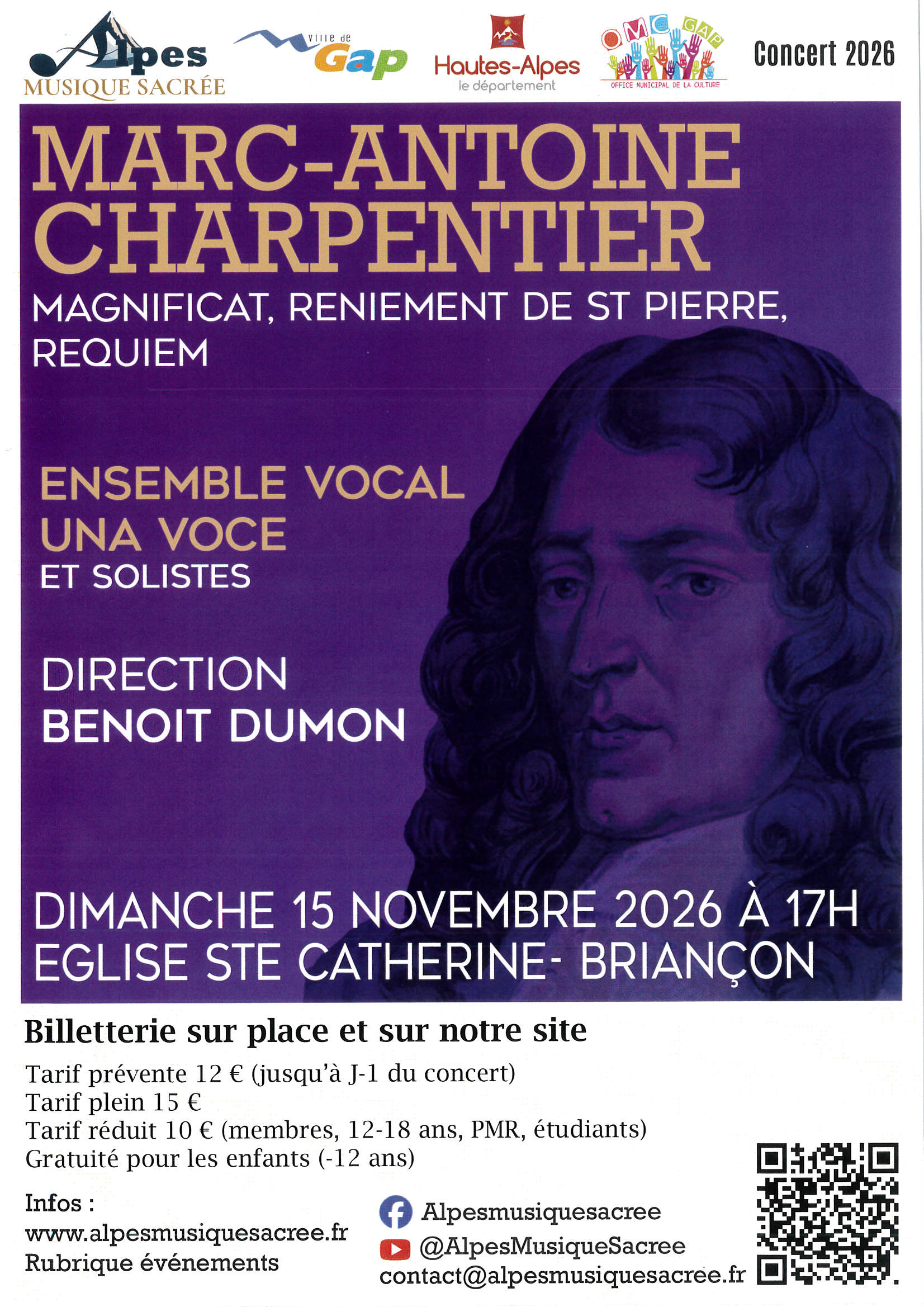 Concert de musique sacr�e Marc-Antoine Charpentier
