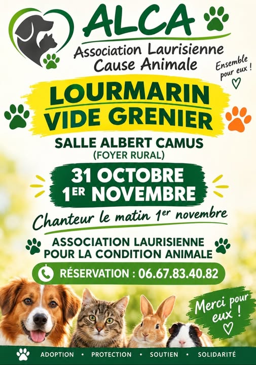 Vide grenier pour la cause animale