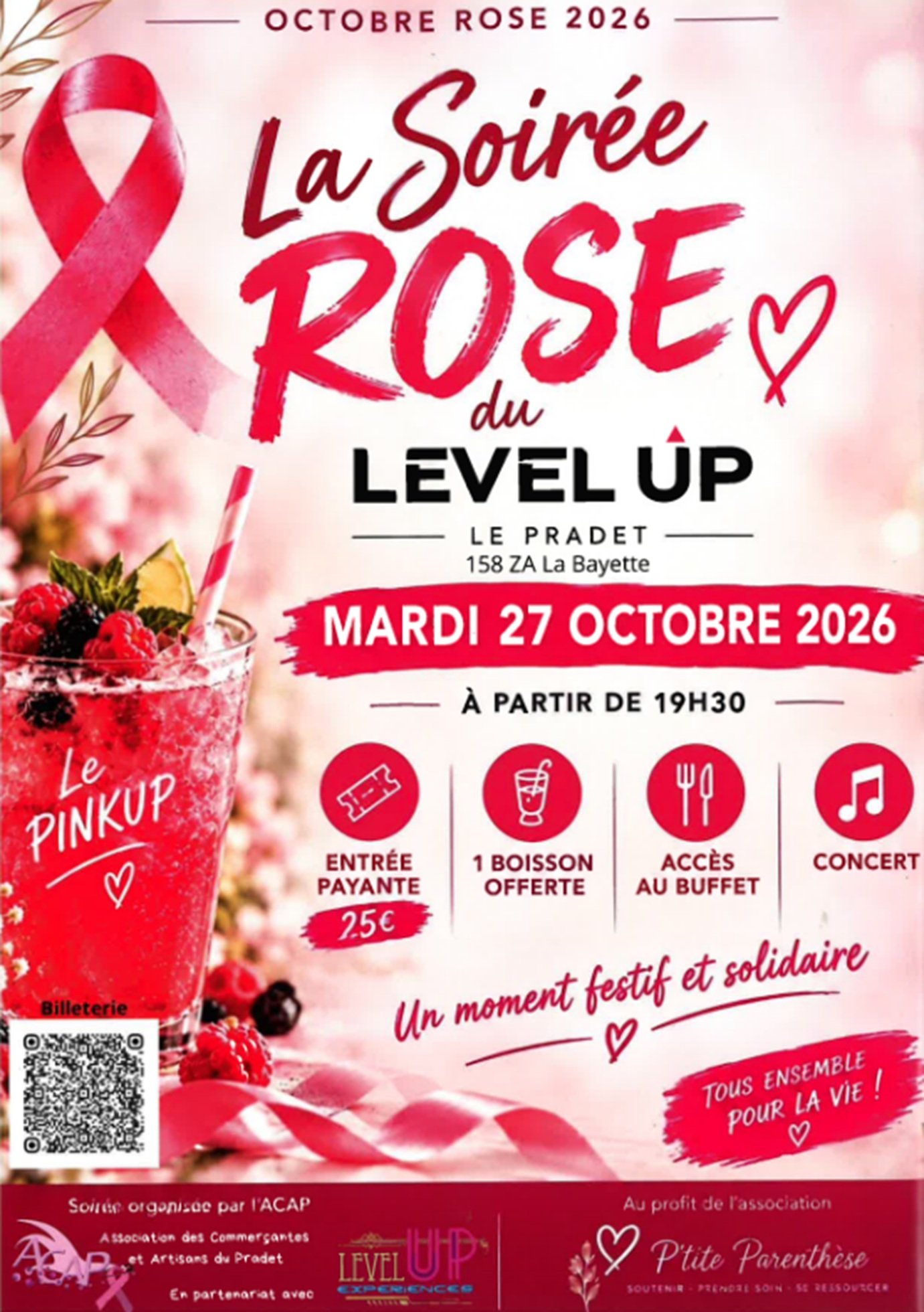 La soir�e Rose du level Up